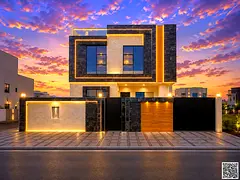 Best villa offer in Ajman with a roof terrace, transfer fees included, a majlis, two living rooms, a