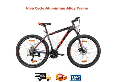 Viva EVO-VX1.0 Aluminum Alloy Frame Mountain Bike, Dual Disc Brakes, Multi Speed for 16+ Years