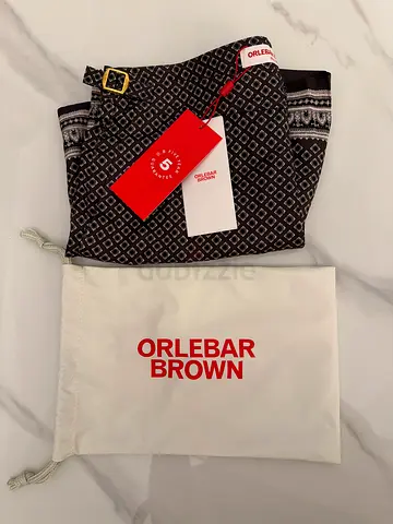 [Brand New] Orlebar Brown Patterned Swim Shorts Size 30 (With Tag)