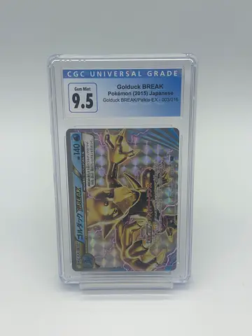 CGC Graded Pokémon Golduck BREAK 9.5 Card (Encapsulated)