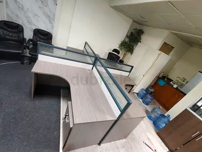 L Shape 4-Seat Office Workstation New For Sale