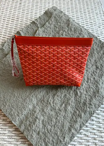 Goyard Conti Orange pouch