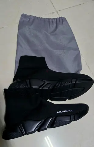 Balenciaga Speed 2.0 Trainer Sock Sneakers (Black) with Dust Bag - Preowned