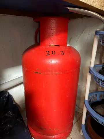 Used Red LPG Gas Cylinder (Household) - Good Condition