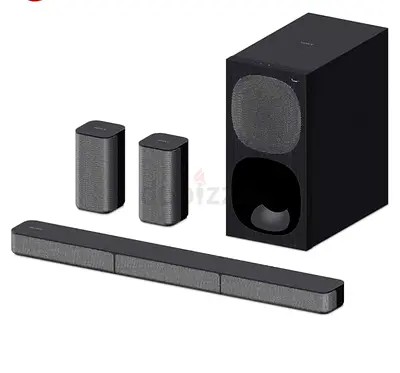 Sony 5.1 Channel Soundbar with Wireless Subwoofer and Rear Speakers (Black) - Used