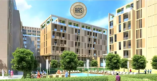 Modern Studio for Rent in Al Mamsha – Stylish Living in a Vibrant Community