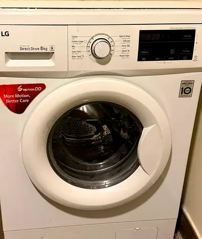 LG 8kg Front Load Washing Machine - Direct Drive, Good Condition