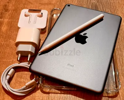 iPad Mini 5,64GB,Wifi,Space Grey With Stylus Pen,Case,Screen Guard, EarPods 3.5MM  20W Fast Charger