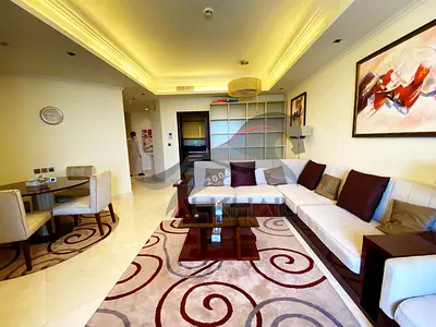 Luxury 2-Bedroom Apartment with Sea & Dubai Eye View