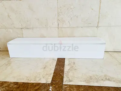 Elegant White Storage Bench
