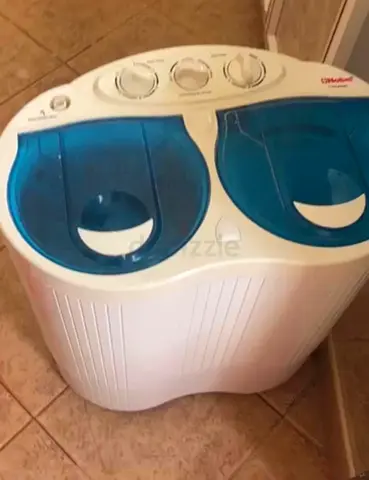 Compact Twin Tub Washing Machine - Semi Automatic (Used) small size Air 3.4 kg clothes