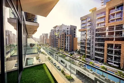 1BR Apartment | Azizi Riviera | Balcony & Pool Access | Community View