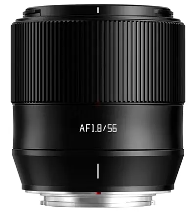 TTArtisan 56mm F1.8 Metal Bodied Auto Focus AF Lens Compatible with FujiFilm X Mount - Black