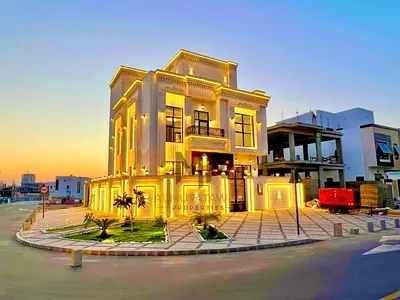 فيلا كلاسيك للبيع زاويه شارعين شامل رسوم التسجيل والتملك حر لكافه الجنسيات جوار كافه الخدمات