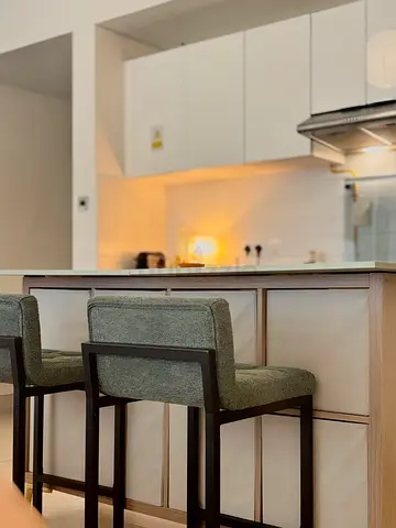 Ikea KALLAX Kitchen Island / Storage Unit with Fabric Bins and Countertop