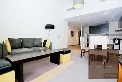 Furnished 1BR Apartment | The Bridge | Open City View | Pool &amp; Gym Access