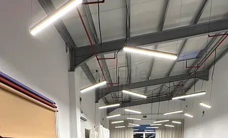 Modern Linear LED Pendant Lights – Set of  (20 pieces)Hanging Tube Fixtures