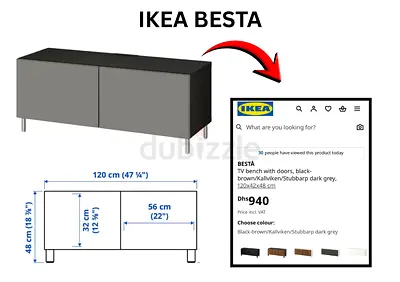 IKEA BESTA low cabinets