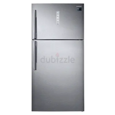 Samsung Silver Top Freezer Refrigerator — Good Condition