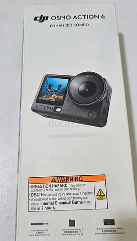 DJI Osmo Action 6 Enhanced Combo, Action Camera Brand New Sealed