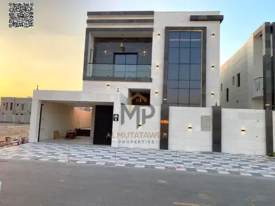 للبيع فيلا بالقرب من المسجد شامل الرسوم من أفخم الفلل في عجمان. بناء وتشطيب سوبر ديلوكس، مساحة بناء واسعة جدًا وغرف، تملك حر. للبيع، فيلا بموقع مميز