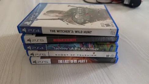 PS5 games for sale | ghost of tsushima, last of us, hitman 3