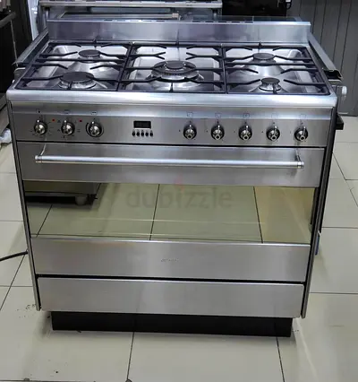 Smeg 5Burner Top Gas Oven Electric 90cm