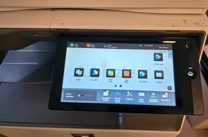 Used multifunction copier/printer with touchscreen — Excellent working condition