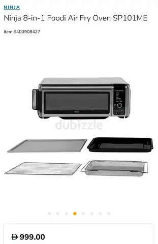 Countertop 8-in-1 Flip Oven (10L) - Silver, GCC Version SP101ME