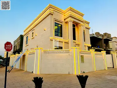 فيلا  كورنر عصرية تقع على شارع رئيسي، بدون رسوم تسجيل.