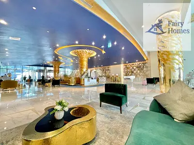 Furnished Studio| High Floor| Canal View & Balcony| For Rent