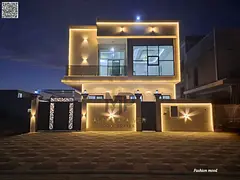 Villa for sale at ajman| al helio2 area| 5 master rooms, majlis, hall, roof, maid room | freehold| 0