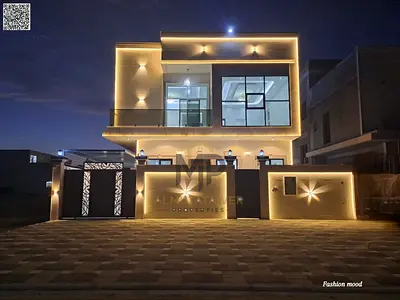 Villa for sale at ajman| al helio2 area| 5 master rooms, majlis, hall, roof, maid room | freehold| 0 registration fees and negotiable price.