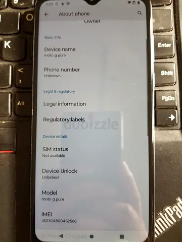 Motorola G pure