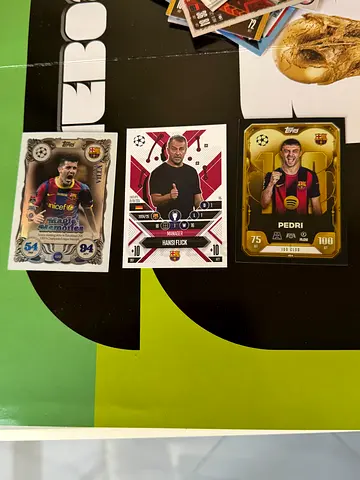 Barcelona Topps special cards
