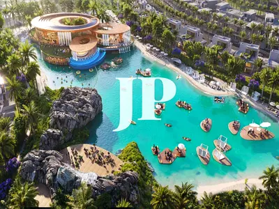 LIVE BESIDE THE SKYLINE | INVEST IN THE FUTURE --5BR Villa | Antigua DAMAC Islands 2 | Lagoon & Park Views