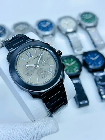 Bvlgari mens watch with chrono function