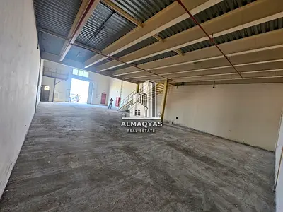 17 KW power, 3300 sq ft warehouse for rent in prime location of Sajaa