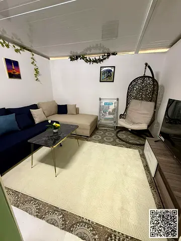 A golden opportunity! Luxurious, fully furnished studio apartment for monthly rent in Al Yasmin Towers, Al Jurf 2, Ajman ✨