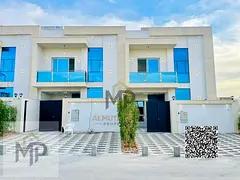 Villa for sale in Ajman, two floors plus a roof, at a bargain price including fees. Excellent locati