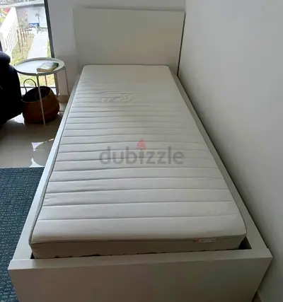 IKEA MALM Single Bed +  Mattress