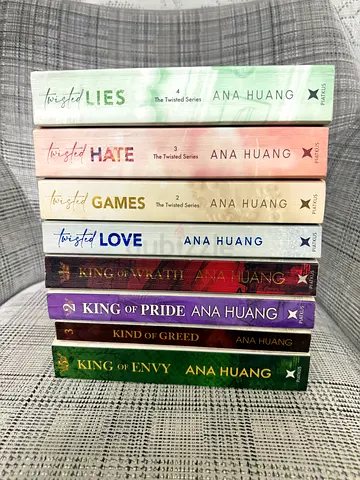 The Twisted Trilogy + King series box set by Ana Huang (8 paperback books)