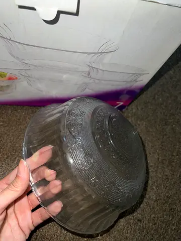 Glass bowl