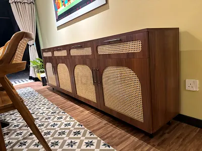 Rattan sideboard