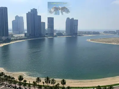 اكبر مساحة ثلاث غرف وصالة | بلكونة باطلالة بحرية مفتوحة | باركين مجانا | تكيف مجانا | غرفة خادمة ماستر