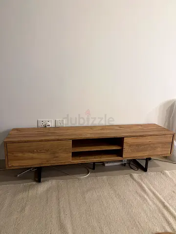 Wooden TV Console / Entertainment Unit - Compact