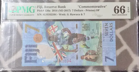 2016 Fiji 7 Dollars Commemorative