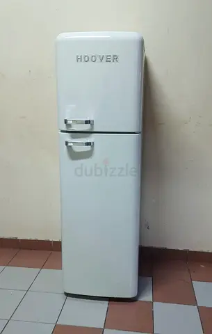Hoover Top Mount Retro Style Refrigerator HTR-M326-RC Cream  326 letter Capacity  Dimension 53x63x17
