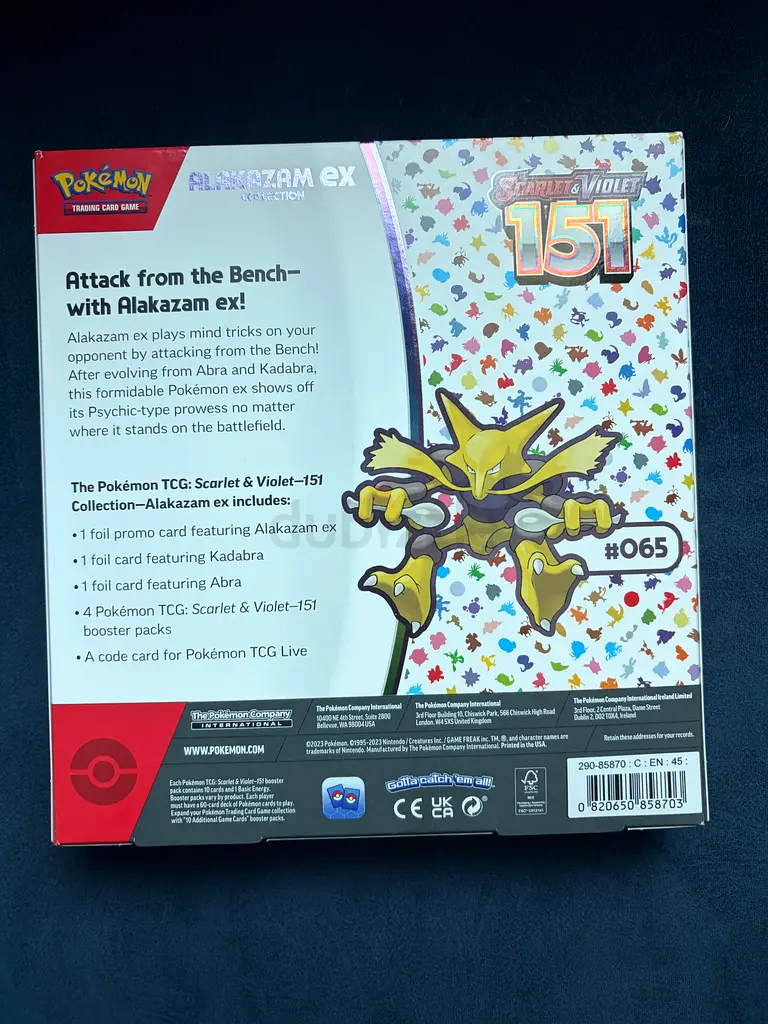Pokemon tcg. Alakazam ex collection from 151 | dubizzle UAE