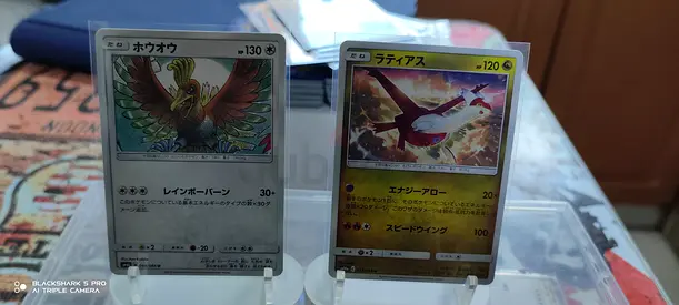 Pair of Japanese Pokémon Cards— Ho-Oh  Latias (Good Condition)